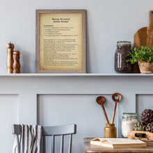Load image into Gallery viewer, Custom Recipe Print Personalized recipe Custom Kitchen print - Personalized Gift - Unframed print
