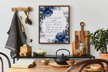 Load image into Gallery viewer, Christina Rossetti Sister Poem Quote Print – Literary Poetry Wall Art, Floral Feminine Decor, Thoughtful Sister Gift
