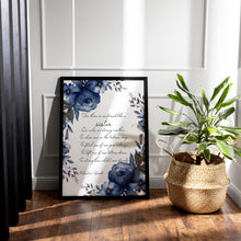 Load image into Gallery viewer, Christina Rossetti Sister Poem Quote Print – Literary Poetry Wall Art, Floral Feminine Decor, Thoughtful Sister Gift
