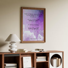 Load image into Gallery viewer, What If You Fly Quote Print – Erin Hanson Poem Wall Art

