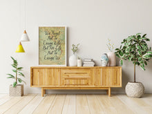 Load image into Gallery viewer, We Travel Not To Escape Life But For Life Not To Escape Us Travel Poster - Vintage map - Framed &amp; Unframed Options
