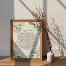Load image into Gallery viewer, Litany of Trust Poster Print Catholic Prayer for Trust Catholic Wall Art - Framed &amp; Unframed Options
