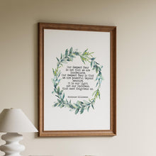 Load image into Gallery viewer, Marianne Williamson Quote Print: Our Deepest Fear
