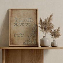 Load image into Gallery viewer, Sylvia Plath Quote Print – “I Am, I Am, I Am” from The Bell Jar, Poem Print, Bookshelf Decor, Book Quote Posters Framed &amp; Unframed
