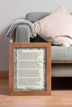 Load image into Gallery viewer, If Poem by Rudyard Kipling Print Vintage William Morris Style Wall Art
