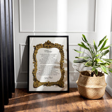 Load image into Gallery viewer, Sylvia Plath 'Mirror' Poem Print: Home Library Decor
