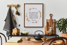 Load image into Gallery viewer, Robert Frost: Nothing Gold Can Stay Poem Print
