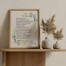 Load image into Gallery viewer, Rilke Quote Wall Art Print: Be patient toward all that is unsolved
