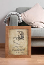 Load image into Gallery viewer, Winnie the Pooh Nursery Quote Print – A.A. Milne “I Think We Dream”
