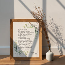 Load image into Gallery viewer, Rilke Quote Wall Art Print: Be patient toward all that is unsolved

