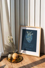 Load image into Gallery viewer, Kintsugi I carry your heart (I carry it in my heart) - E.E. Cummings Anatomical heart
