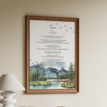 Load image into Gallery viewer, Kahlil Gibran Fear Poem Print
