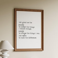 Load image into Gallery viewer, Serenity Prayer Print
