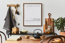 Load image into Gallery viewer, F Scott Fitzgerald Quote - I like large parties they’re so intimate Great Gatsby Print for home library office wall Art book quote print
