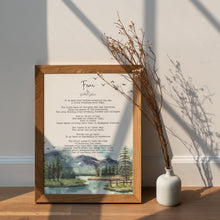 Load image into Gallery viewer, Kahlil Gibran Fear Poem Print
