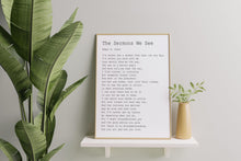 Load image into Gallery viewer, The Sermons We See Poem Print Edgar A. Guest Poem
