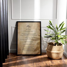 Load image into Gallery viewer, Kahlil Gibran Fear Poem Print Inspirational Wall Art

