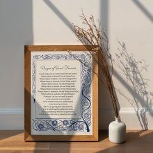 Load image into Gallery viewer, Prayer For Peace: Prayer of Saint Francis Art Print
