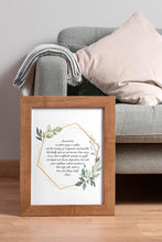 Load image into Gallery viewer, Divine Mercy Prayer Print: Catholic Art
