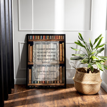 Load image into Gallery viewer, Ralph Waldo Emerson Quote Print: Book Lover Gift, Bookish Wall Art
