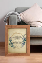 Load image into Gallery viewer, Walt Whitman Quote Happiness, not in another place but this place poetry print literary wall art print UNFRAMED
