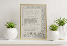 Load image into Gallery viewer, Do not stand at my grave and weep - Mary Elizabeth Frye Poem, In Loving Memory
