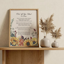 Load image into Gallery viewer, Dust If You Must Poem Print Rose Milligan Funny Quote Poster
