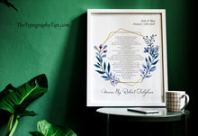Load image into Gallery viewer, Union Poem, Personalized Wedding Gift, Engagement Presents
