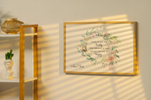 Load image into Gallery viewer, Anne Frank Quote Print Think of all the beauty - Unframed Poster
