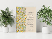 Load image into Gallery viewer, Erin Van Vuren Quote “I will not be another flower..."
