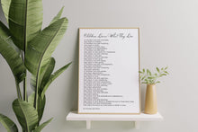 Load image into Gallery viewer, Children Learn What They Live Print Dorothy Law Nolte Poem
