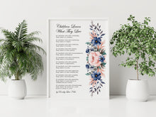Load image into Gallery viewer, Children Learn What They Live Poem - New Parents Gift - Baby Shower Gift, Nursery Wall Art
