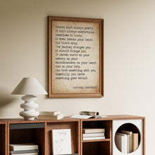 Load image into Gallery viewer, Anthony Bourdain Print Travel isn't always pretty - inspirational print for Home, Inspirational Bourdain quote Framed &amp; Unframed Options
