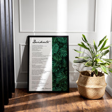 Load image into Gallery viewer, Desiderata Poem Print - Library Decor, Bookish Wall Art
