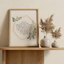 Load image into Gallery viewer, Divine Mercy Prayer Print: Catholic Art
