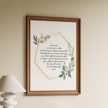Load image into Gallery viewer, Divine Mercy Prayer Print: Catholic Art

