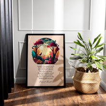 Load image into Gallery viewer, Nothing Gold Can Stay - Robert Frost Poem Print - Nature's first green is gold. Poetry Poster - Physical Print Without Frame
