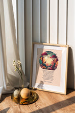 Load image into Gallery viewer, Nothing Gold Can Stay - Robert Frost Poem Print - Nature's first green is gold. Poetry Poster - Physical Print Without Frame
