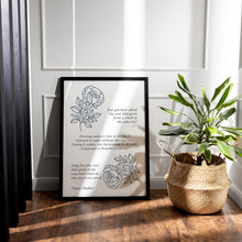 Load image into Gallery viewer, The Rose That Grew from Concrete Tupac Shakur Poem Print Inspirational Poetry Poster Print - Physical Art Print Without Frame
