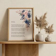Load image into Gallery viewer, Pablo Neruda Poem Print: Sonnet XVII, “I Love You Without Knowing How.”
