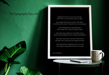 Load image into Gallery viewer, Maggie and Milly and Molly and May Poem E.E. Cummings Framed &amp; Unframed Options
