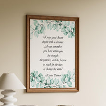 Load image into Gallery viewer, Harriet Tubman Quote Print – Strength, Patience, Passion

