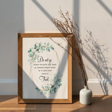 Load image into Gallery viewer, Ralph Waldo Emerson Quote Print "Do not go where the path may lead..."
