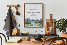 Load image into Gallery viewer, Winnie the Pooh Nursery Wall Art "Rivers know this: there is no hurry..." AA Milne Quote
