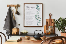 Load image into Gallery viewer, Hope is the thing with feathers Emily Dickinson Poetry Wall art - Framed &amp; Unframed Options
