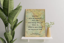 Load image into Gallery viewer, Walt Whitman Travel Poster: Song of the Open Road
