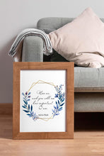 Load image into Gallery viewer, Sylvia Plath Quote Print – “Kiss me, and you will see how important I am.”
