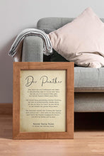 Load image into Gallery viewer, Der Panther Gedicht Rainer Maria Rilke German Poem Art Print - UNFRAMED - Rilke Gedicht Deutsch
