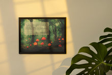 Load image into Gallery viewer, Alice In Wonderland Print “The secret, Alice, is to surround yourself with people who make your heart smile...”

