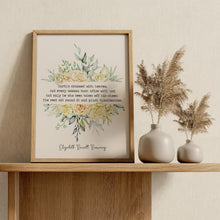 Load image into Gallery viewer, Elizabeth Barrett Browning Poem Earth's crammed with heaven Art Print Home Decor poetry Love Poem Aurora Leigh Framed &amp; Unframed Options
